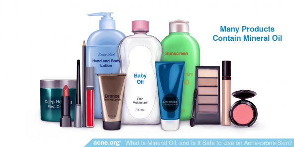 Many Products Contain Mineral Oil