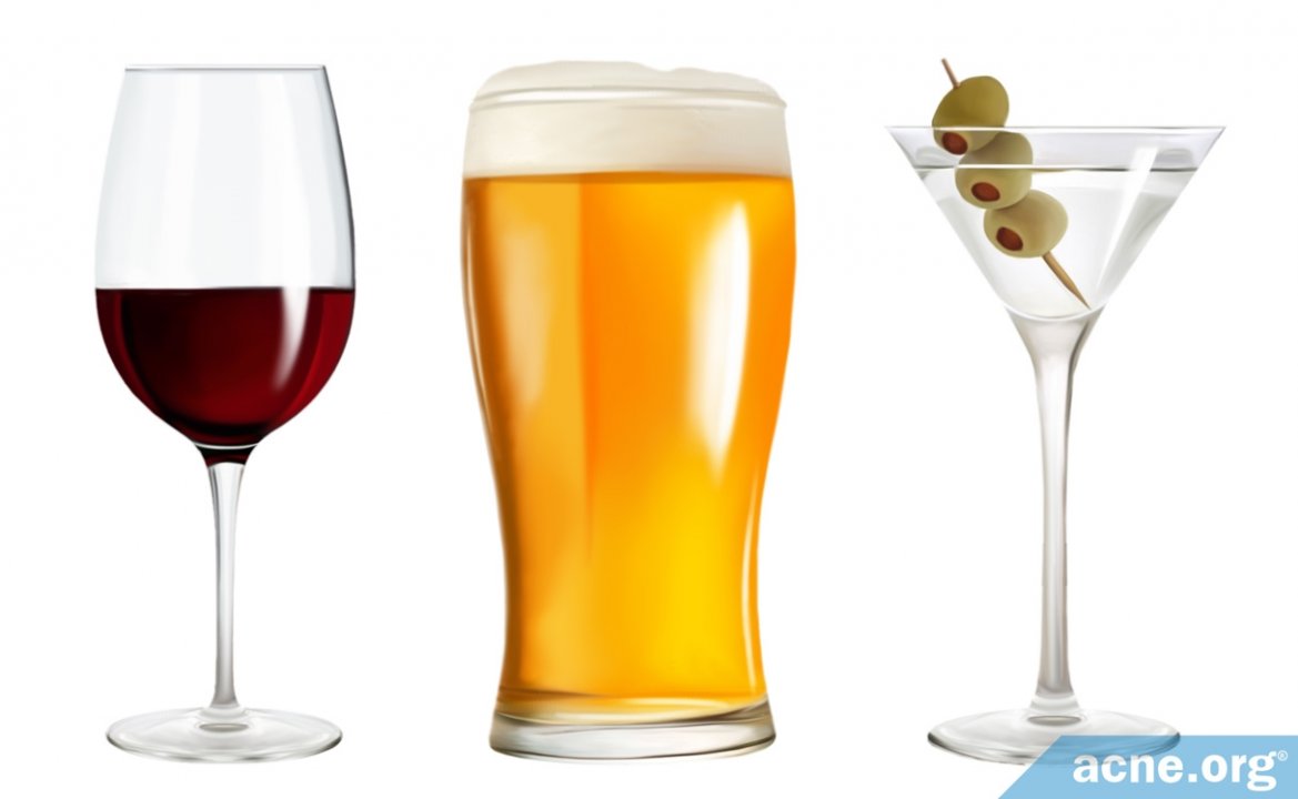 Alcohol and Acne