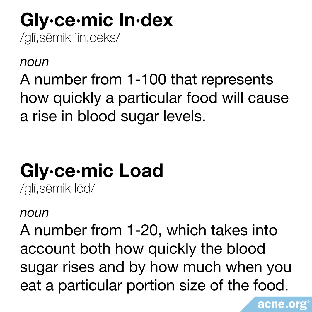 Glycemic Load Diet and Acne - Acne.org