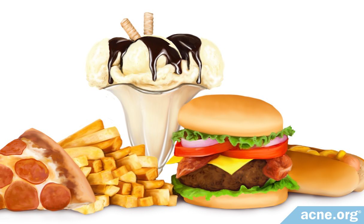 How Fatty Foods Affect Acne Acne